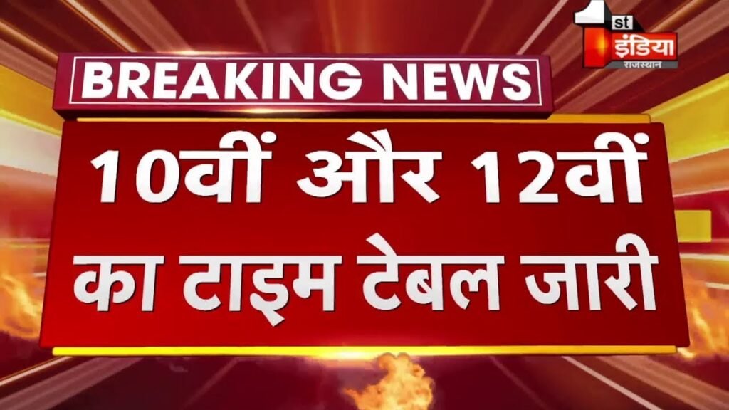 UP Board Time Table: 24 फरवरी से शुरू होंगी यूपी बोर्ड 10वीं की परीक्षाएं, जानें किस तारीख को होगा किस विषय का पेपर